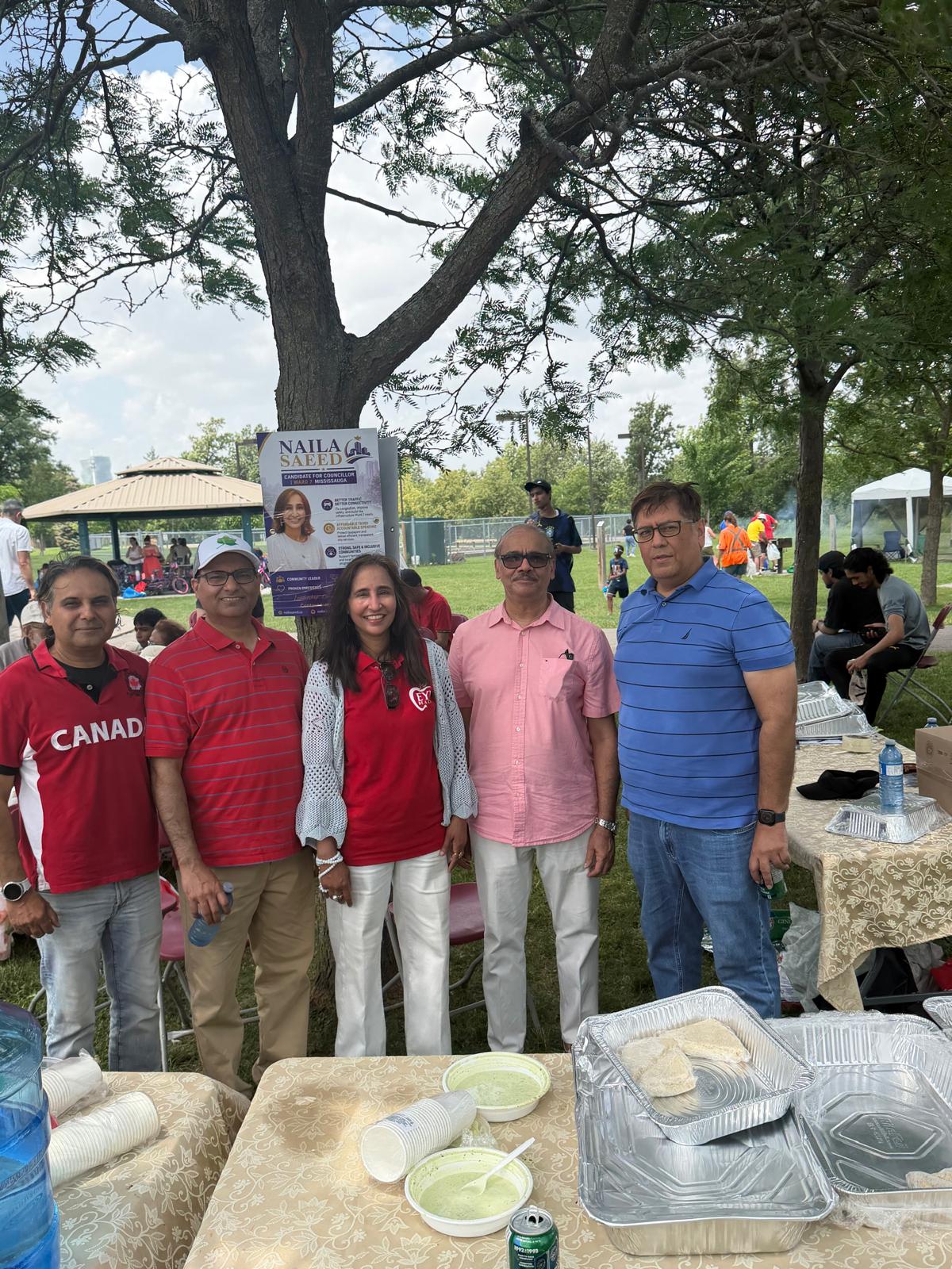Naila wishing residents a happy Canada Day