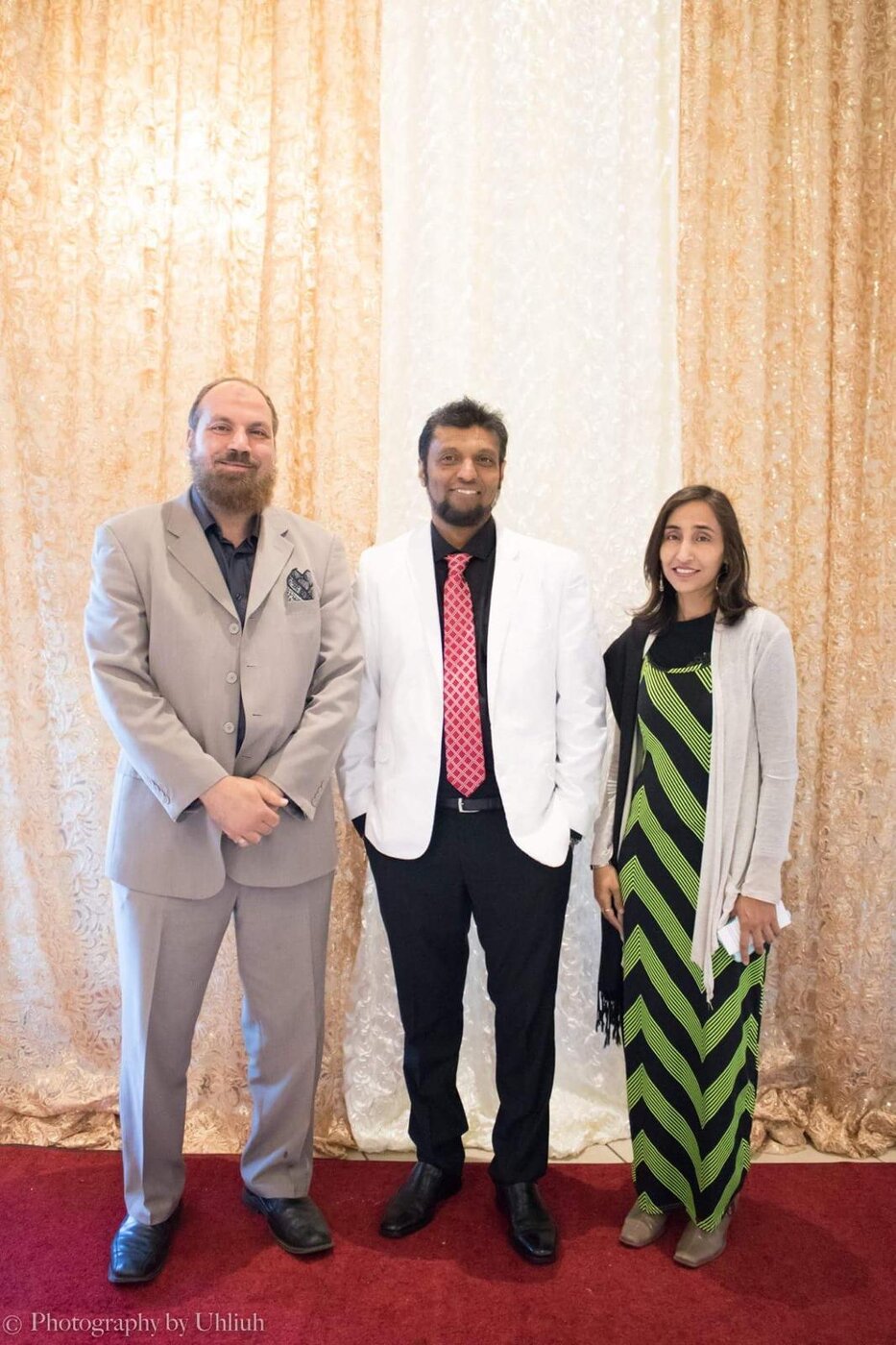 Naila at a community reception