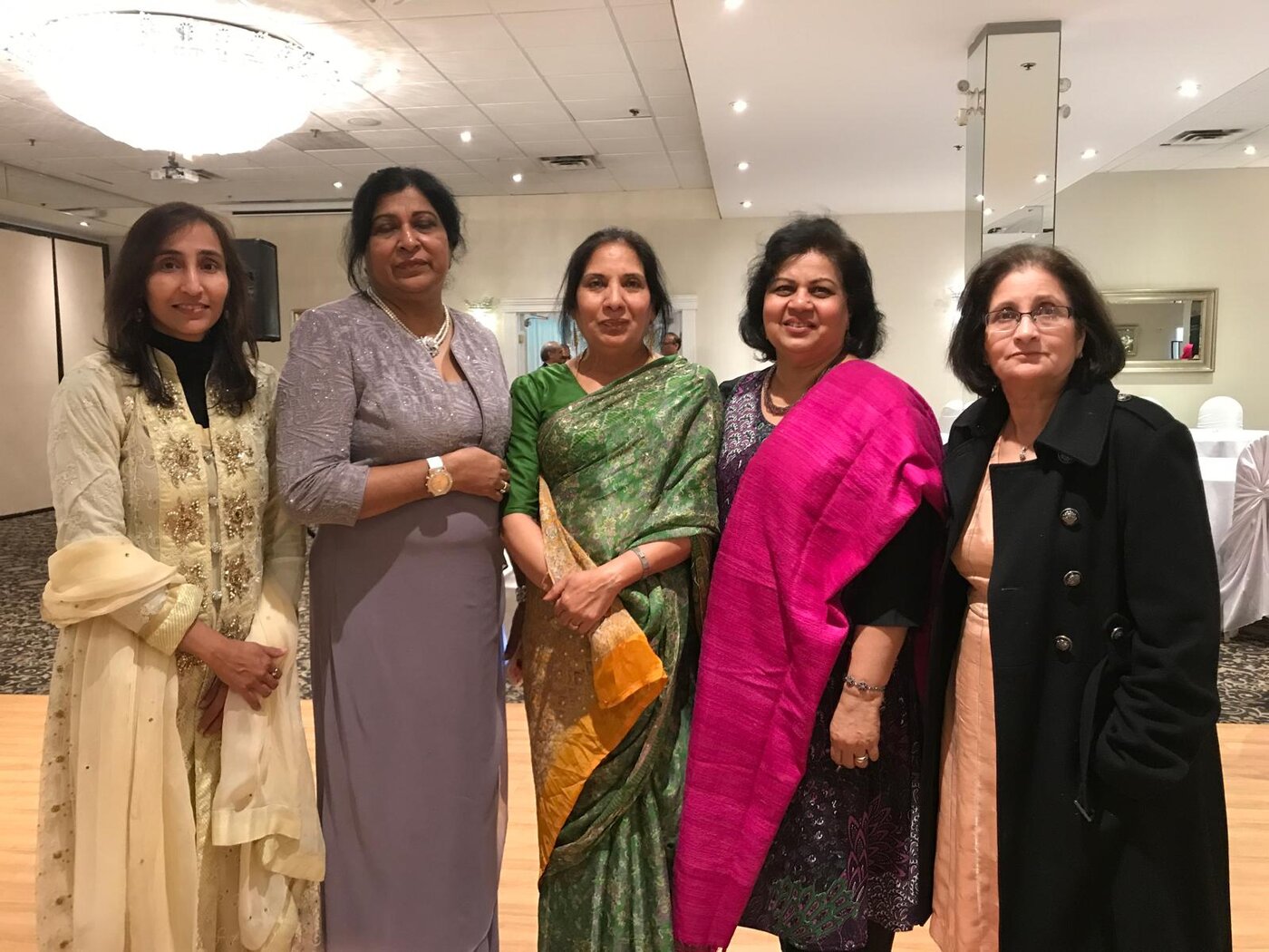 Naila with women leaders and organizers