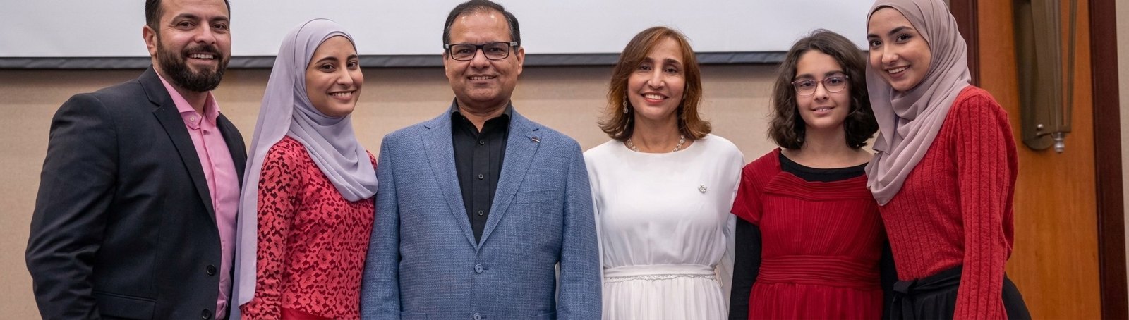Naila Saeed with her family