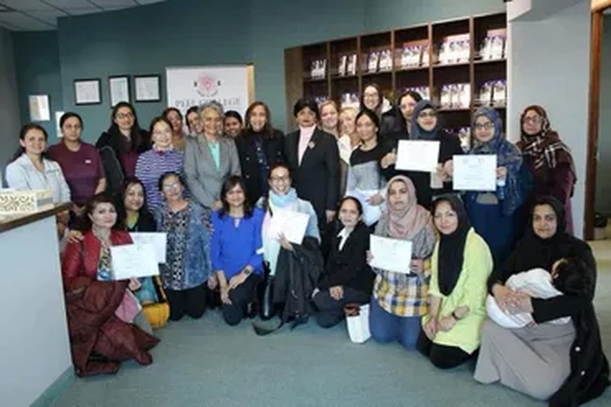 Students recognized at a community program