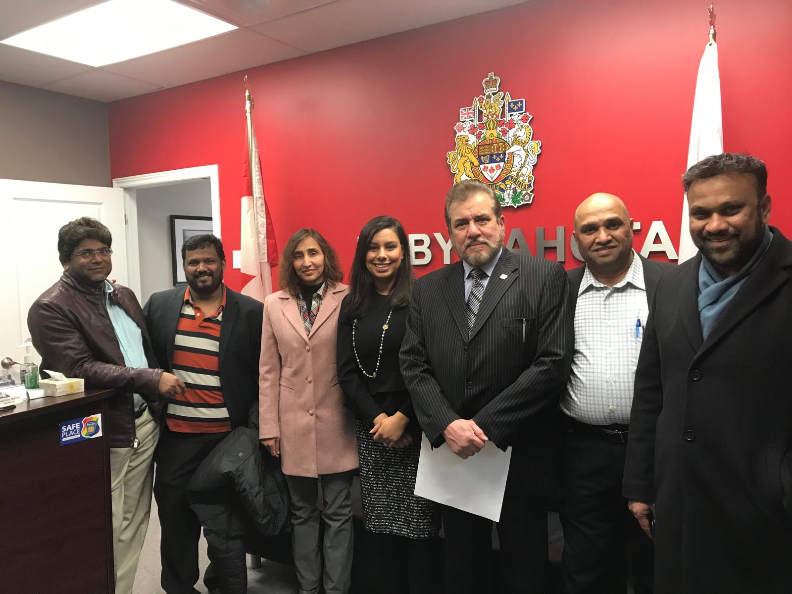 Civic engagement with city leaders
